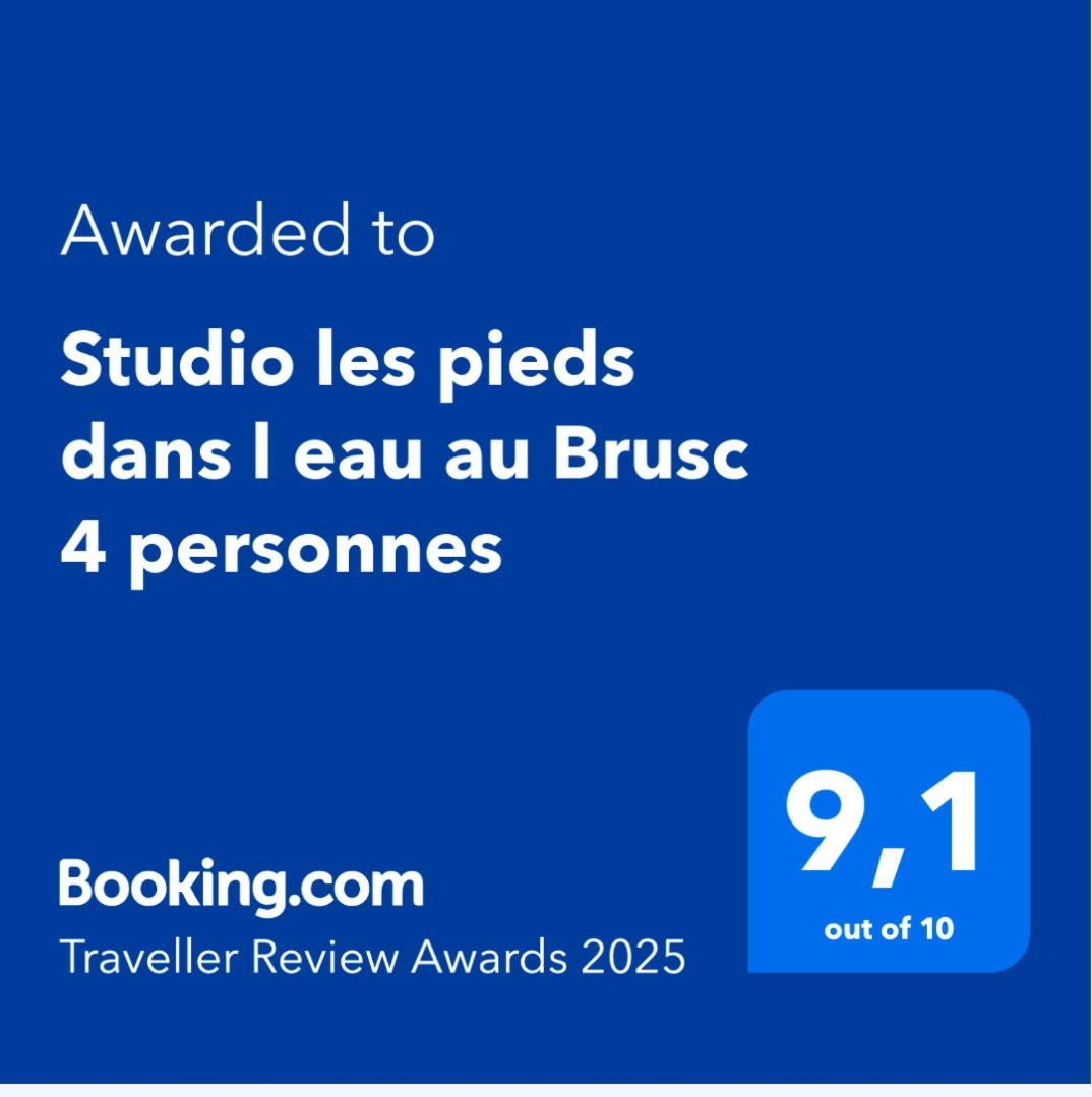 Studio Les Pieds Dans L Eau Au Brusc 4 Personnes Six-Fours-les-Plages Eksteriør bilde